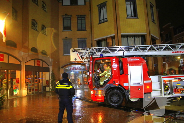 Veel rookontwikkeling bij keukenbrand