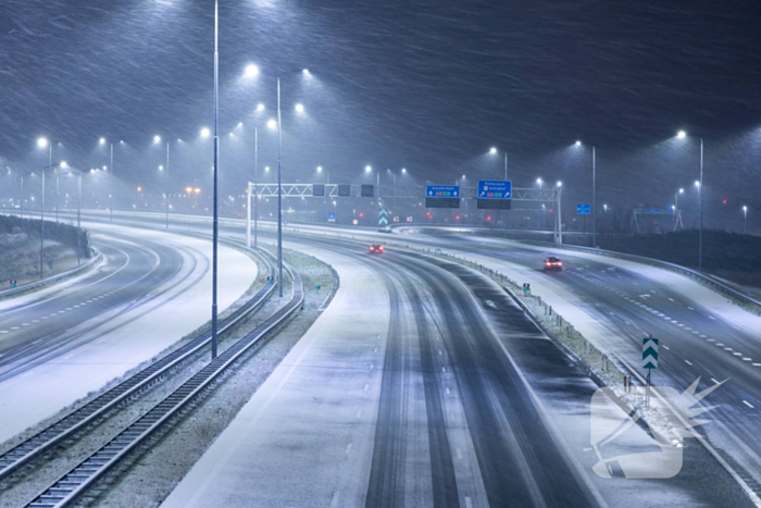 Eerste grote sneeuwval van de winter