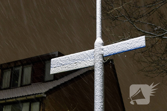 Eerste grote sneeuwval van de winter