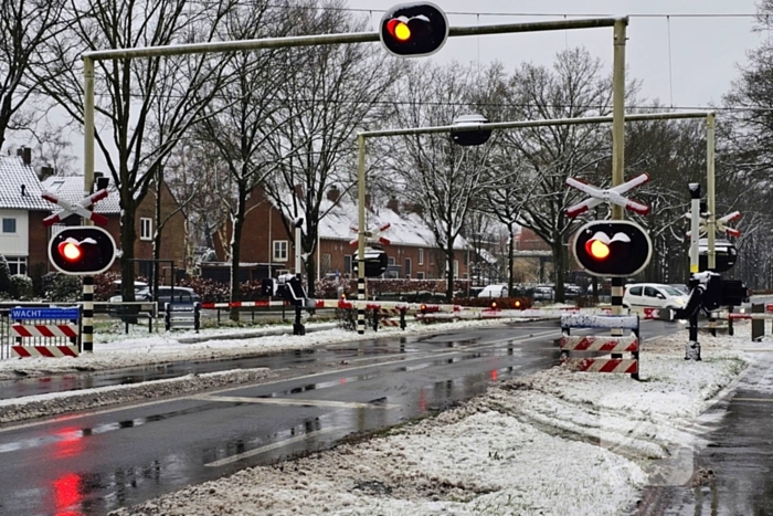 Omleiding door gesloten spoorwegovergangen