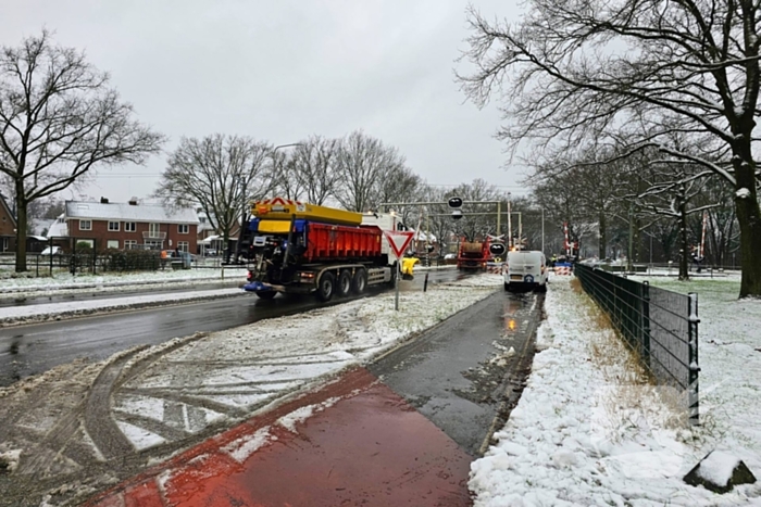 Omleiding door gesloten spoorwegovergangen