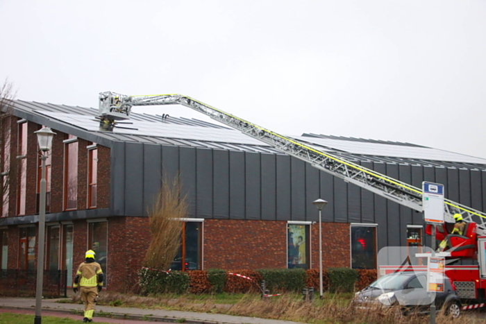 Losgeraakte zonnepanelen veilig verwijderd