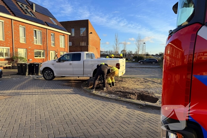 Ongeval met Ford F-150 veroorzaakt flinke schade