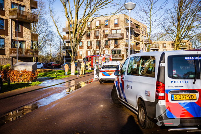 Personenwagen verwoest door brand