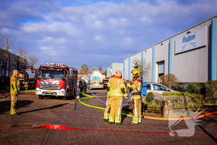 Brand bij verpakkingsbedrijf