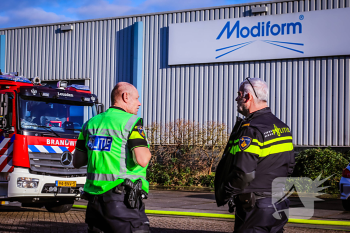 Brand bij verpakkingsbedrijf