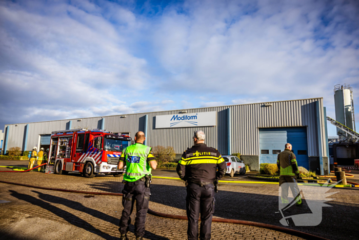 Brand bij verpakkingsbedrijf