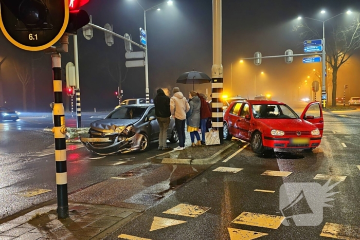 Verkeershinder door aanrijding met auto's