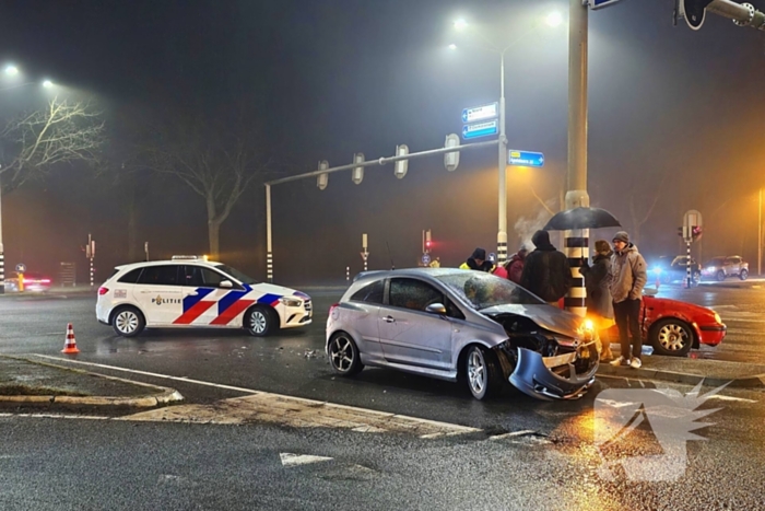 Verkeershinder door aanrijding met auto's