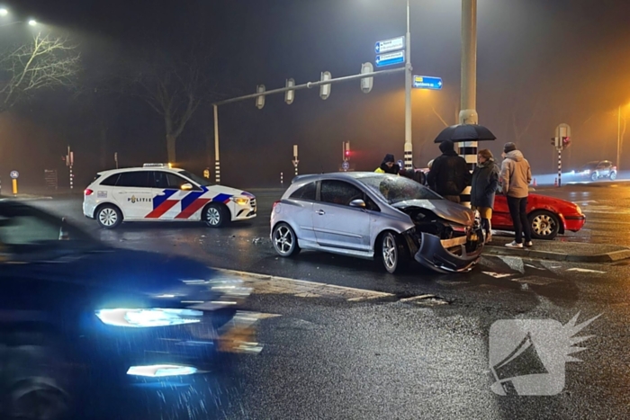 Verkeershinder door aanrijding met auto's