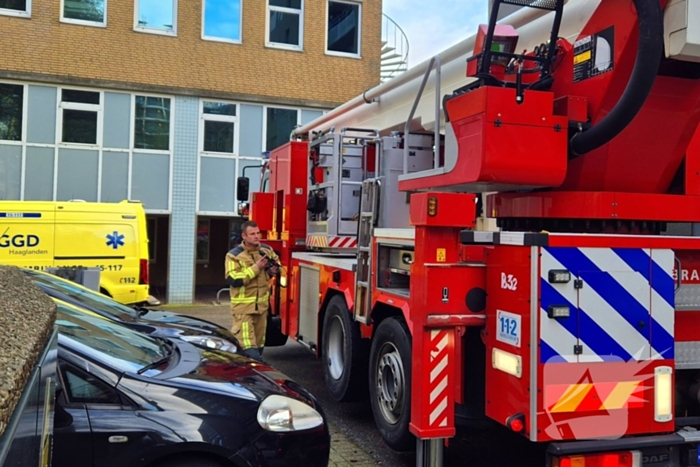 Flatbewoners geavacueerd bij brand in flatwoning