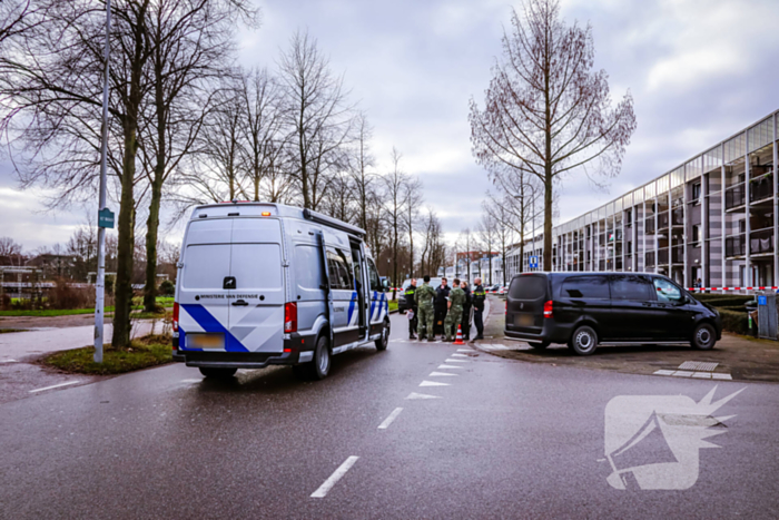 Groot gebied afgezet na vondst explosief