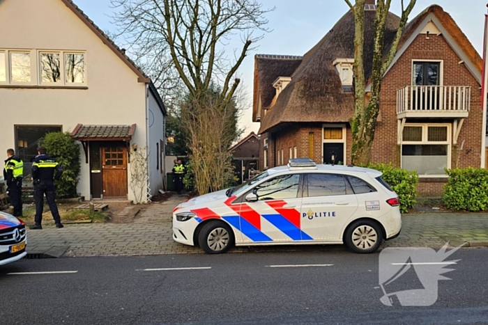 Politie massaal ingezet voor verdachte situatie bij woning in aanbouw