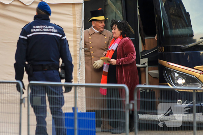 Nieuwjaarsreceptie van Koning en Koningin in paleis