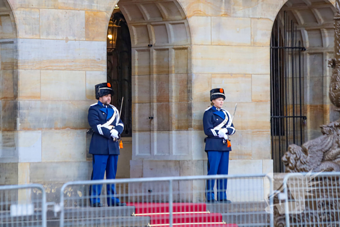 Nieuwjaarsreceptie van Koning en Koningin in paleis