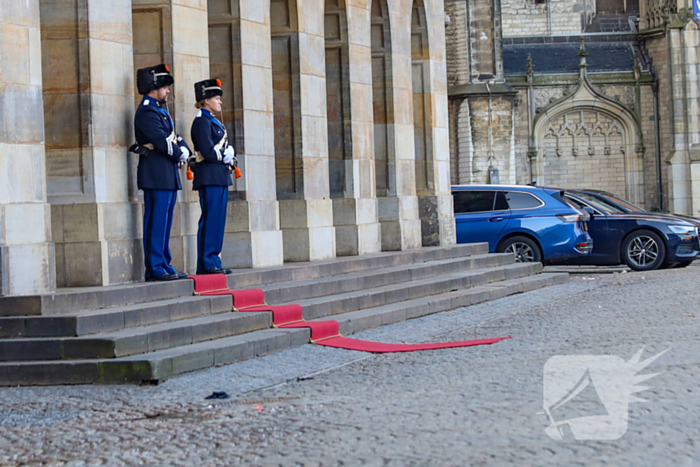 Nieuwjaarsreceptie van Koning en Koningin in paleis