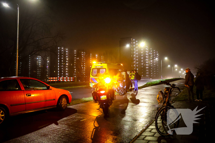 Scooterrijder komt ten val bij aanrijding