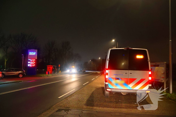 Politie grootschalig aanwezig bij bekerwedstrijd