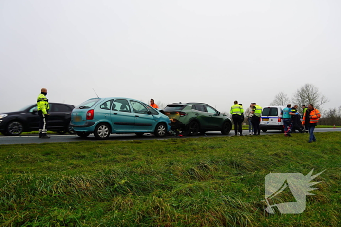 Drie voertuigen betrokken bij ongeval