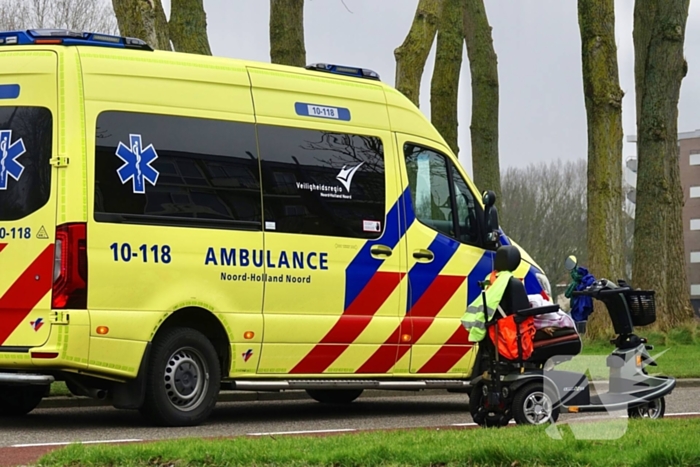 Scootmobieler betrokken bij ongeval