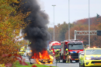 brand rijksweg a58 r 40,3 tilburg